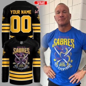 Limited Edition Sabres x Cody Rhodes Custom Name + Number Jersey-KC01042602