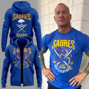 Limited Edition Sabres x Cody Rhodes Zip Hoodie-KC01042610