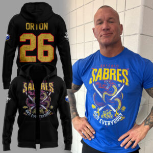 Limited Edition Sabres x Cody Rhodes Zip Hoodie-KC01042612