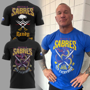 Limited Edition Sabres x Cody Rhodes Tshirt-KC01042614