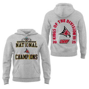 Limited Edition Falcon Football 2025 NCAA Division III National Champions Hoodie-LL260105033