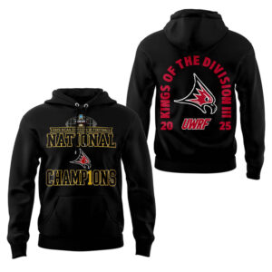 Limited Edition Falcon Football 2025 NCAA Division III National Champions Hoodie-LL260105045