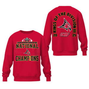 Limited Edition Falcon Football 2025 NCAA Division III National Champions Sweatshirt-LL260105038