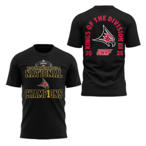 Limited Edition Falcon Football 2025 NCAA Division III National Champions TShirt-LL260105044