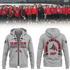 Limited Edition UWRFFootball Champions Zip Hoodie-LL260197023