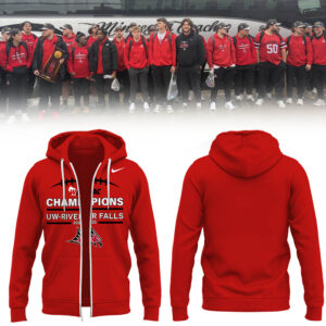 Limited Edition UWRFFootball Champions Zip Hoodie-LL260197002
