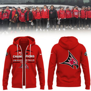 Limited Edition UWRFFootball Champions Zip Hoodie-LL260197004