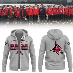 Limited Edition UWRFFootball Champions Zip Hoodie-LL260197007