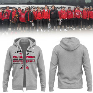 Limited Edition UWRFFootball Champions Zip Hoodie-LL260197008