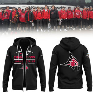Limited Edition UWRFFootball Champions Zip Hoodie-LL260197011