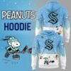 Seattle Kraken Peanuts & Snoopy Hoodie-PU1207241102