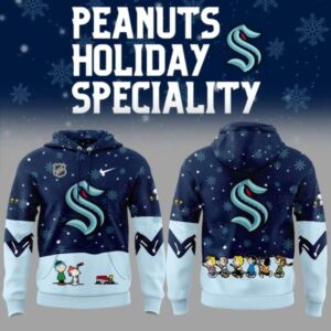 Seattle Kraken Peanuts & Snoopy Hoodie-PU127241100