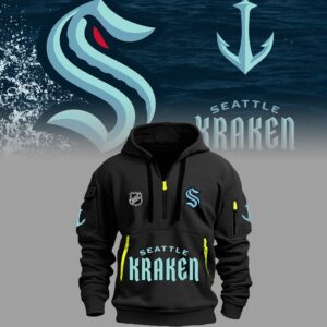 Limited Edition Seattle Kraken New Black Hoodie-DL1109241008