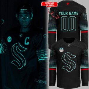 Limited Edition Kraken Hockey Darkness Custom Jersey-PU25090501