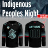 Limited Edition Kraken x Indigenous Peoples Night Custom Jersey-ND09112514