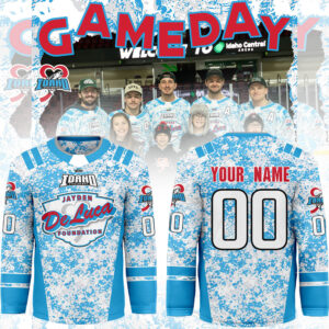 Limited Edition Steelheads x Jayden DeLuca Custom Name + Number Jersey-LL260109003