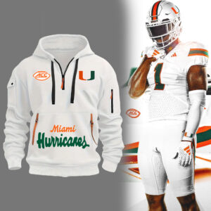 Limited Edition Miami Hurricanes White Hoodie-PU082724501