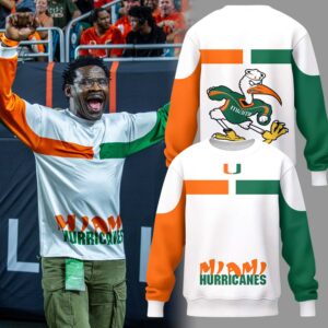 LimiLimited Edition Miami Hurricanes x Michael Irvin Sweatshirt-PU102324501