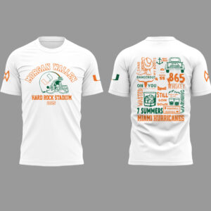 Limited Edition M.W x Hurricanes FB Hard Rock Stadium Conccert TShirt-PU25071804