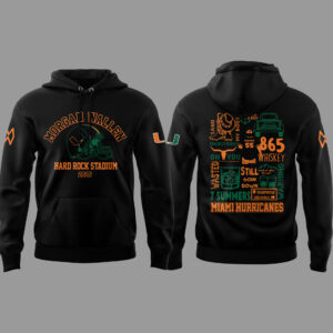 Limited Edition M.W x Hurricanes FB Hard Rock Stadium Conccert Hoodie-PU25071802