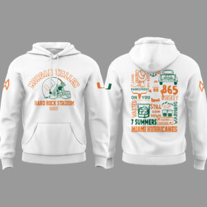 Limited Edition M.W x Hurricanes FB Hard Rock Stadium Conccert Hoodie-PU25071805