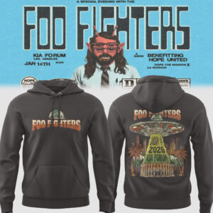 Limited Edition FFighters 2026 Tour LA Merch Hoodie-PU26011504