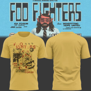Limited Edition FFighters 2026 Tour LA Merch TShirt-PU26011506
