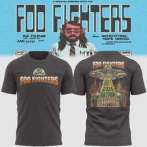 Limited Edition FFighters 2026 Tour LA Merch TShirt-PU26011533