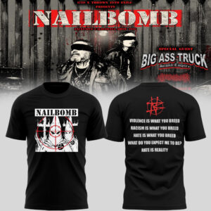 Limited Edition Nailbomb_band Tshirt-PU26012206