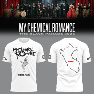 Limited Edition MCR Tour 2026 Peru Tshirt-LL260126025
