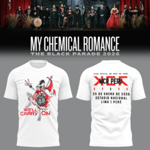 Limited Edition MCR Tour 2026 Peru Tshirt-LL260126028