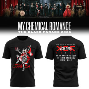 Limited Edition MCR Tour 2026 Peru Tshirt-LL260126029