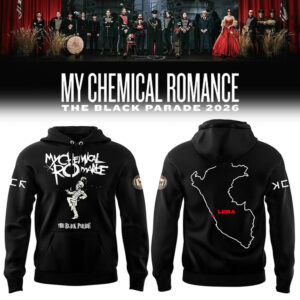 Limited Edition MCR Tour 2026 Peru Hoodie-LL260126036