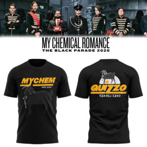 Limited Edition MCR The Black Parade 2026 Tour Tshirt-LL260126003