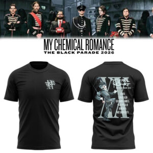 Limited Edition MCR The Black Parade 2026 Tour Tshirt-LL260126007