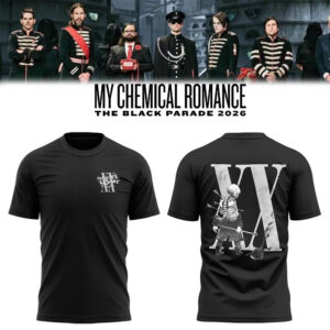 Limited Edition MCR The Black Parade 2026 Tour Tshirt-LL260126008