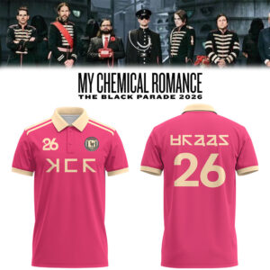 Limited Edition MCR The Black Parade 2026 Tour Polo-LL260126002