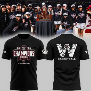Limited Edition GamecockWBB Champions TShirt-PU26022722