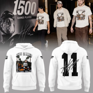 Limited Edition Anze Kopitar 1500 game play Hoodie-PA030626025