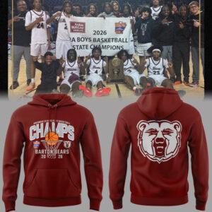 Limited Edition Barton Bears Champions Hoodie-PA031426007