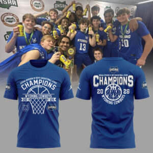 Limited Edition 2026 OHSAA Boys Basketball D4 State Champions Tshirt-ND03212602