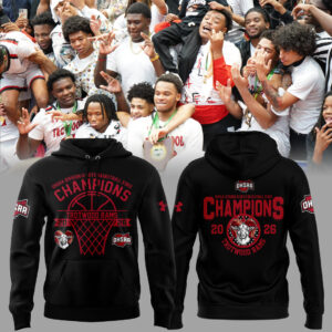 Limited Edition 2026 OHSAA Boys Basketball D3 State Champions Hoodie-ND03212611