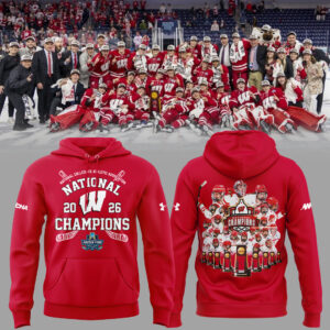 Limited Edition BadgerWHockey Champions Hoodie-KC03232622