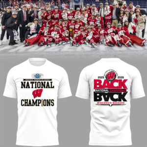 Limited Edition BadgerWHockey Champions Tshirt-PA032326005