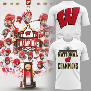 Limited Edition BadgerWHockey Champions Tshirt-KC03232630