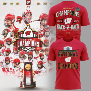 Limited Edition BadgerWHockey Champions Tshirt-KC03232634