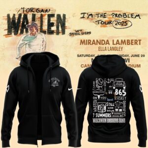 Exclusive Version Wisconsin Badgers x Morgan Wallen 2025 Zip Hoodie-AB060925501