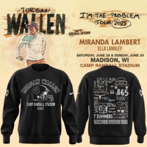 Exclusive Version Wisconsin Badgers x Morgan Wallen 2025 Sweatshirt-AB060925505