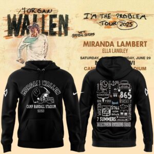 Exclusive Version Wisconsin Badgers x Morgan Wallen 2025 Hoodie-AB060925506