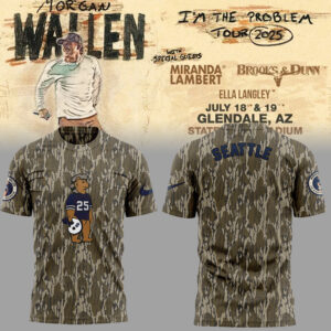 Limited Edition Morgan Wallen Live in Seattle TShirt-ND10062529